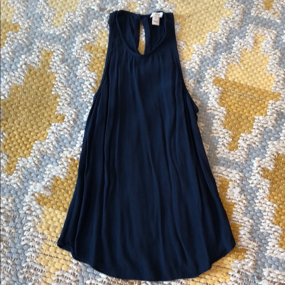 Jcrew navy blouse. Never worn. XS.